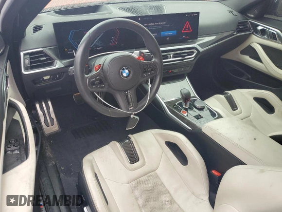 2024 BMW M4 Competition xDrive with VIN WBS43AZ09RCN92164, listed as a Copart auction lot 71997664 with 9,970 mi miles and Salvage Title. Bid and sale history available at carsss.com. Image 8.