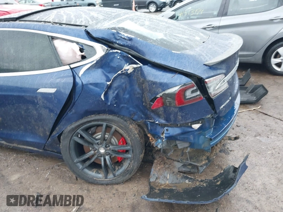 2016 Tesla Model S 90D with VIN 5YJSA1E44GF169960, listed as a IAAI auction lot 41523807 with 124,738 mi miles and . Bid and sale history available at DreamBid. Image 6.