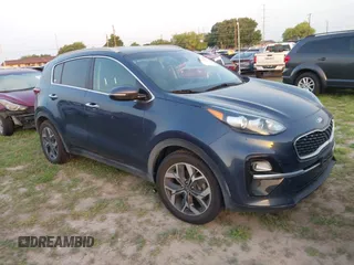 2021 Kia Sportage EX z VIN KNDPN3AC6M7929407, wystawiony jako IAAI lot #41927783 z przebiegiem 46 651 mil mil oraz . Historia ofert i sprzedaży dostępna na DreamBid. Obrazek 1.