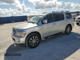 2008 Infiniti QX56 with VIN 5N3AA08CX8N914094, listed as a Copart auction lot 79851024 with 220,607 mi miles and Non Repairable. Bid and sale history available at carsss.com. Image 1.