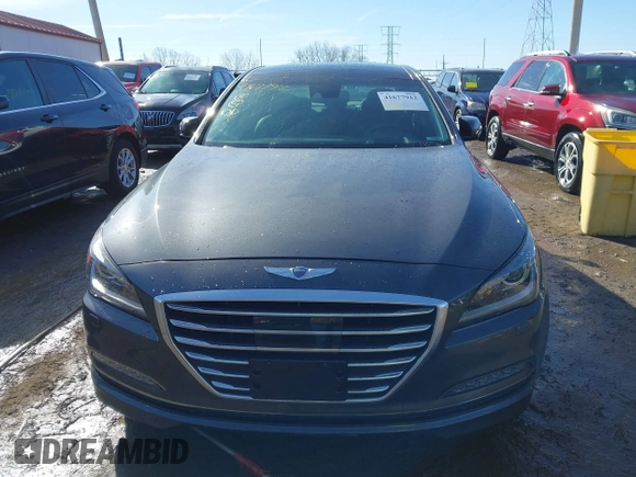2017 Genesis G80 3.8L with VIN KMHGN4JE0HU203388, listed as a IAAI auction lot 41677912 with 139,590 mi miles. Bid and sale history available at carsss.com. Image 12.