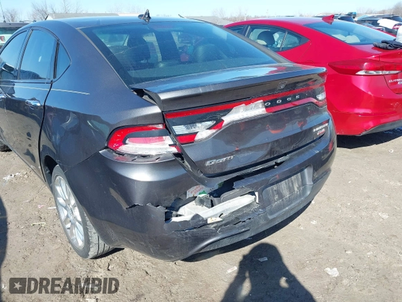 2014 Dodge Dart Limited with VIN 1C3CDFCB2ED791802, listed as a IAAI auction lot 41763155 with 124,601 mi miles. Bid and sale history available at carsss.com. Image 6.