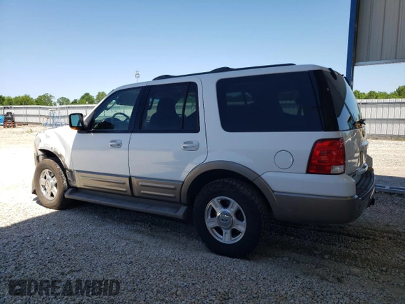 2004 Ford Expedition Eddie Bauer z VIN 1FMEU17W44LA73866, wystawiony jako Copart lot #57650275 z przebiegiem 358 399 mil mil oraz Szkoda całkowita • Salvage title. Historia ofert i sprzedaży dostępna na DreamBid. Obrazek 2.