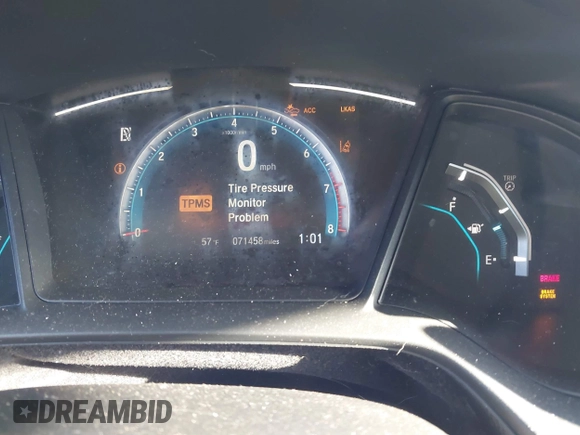 2020 Honda Civic LX with VIN 19XFC2F63LE004953, listed as a IAAI auction lot 41824922 with 71,458 mi miles and . Bid and sale history available at DreamBid. Image 7.