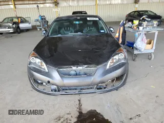 2010 Hyundai Genesis Coupe with VIN KMHHU6KH1AU023886, listed as a Copart auction lot 46262545 with 172,344 mi miles and Salvage title. Bid and sale history available at DreamBid. Image 5.