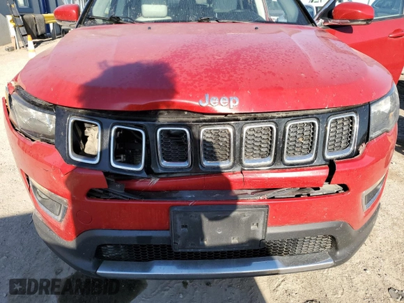 2018 Jeep Compass Limited with VIN 3C4NJDCB0JT144305, listed as a Copart auction lot 54834825 with 202,781 mi miles and Salvage title. Bid and sale history available at DreamBid. Image 12.