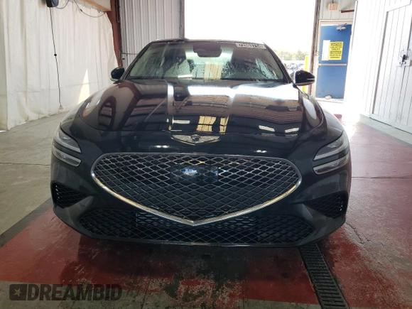 2023 Genesis G70 2.0T with VIN KMTG34TA8PU128993, listed as a Copart auction lot 72063714 with 24,629 mi miles and Clean Title. Bid and sale history available at DreamBid. Image 5.