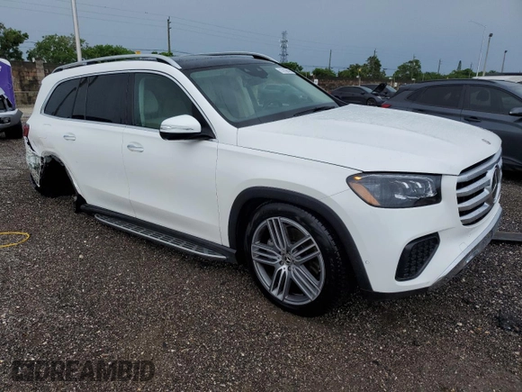 2025 Mercedes-Benz GLS 450 с VIN 4JGFF5KE3SB367041, выставлен на аукционе Copart как лот 59381255 с пробегом 6 996 миль миль и Чистый • Clean title. История ставок и продаж доступна на DreamBid. Изображение 4.