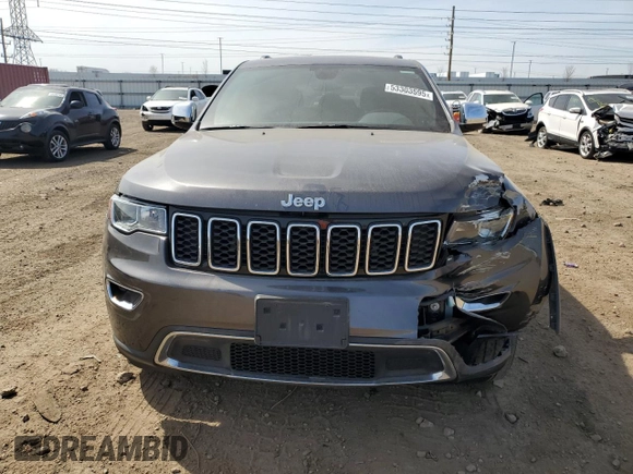 2020 Jeep Grand Cherokee Limited with VIN 1C4RJFBG7LC433948, listed as a Copart auction lot 53303595 with 48,805 mi miles and Salvage title. Bid and sale history available at DreamBid. Image 5.