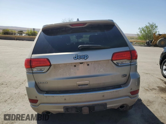 2015 Jeep Grand Cherokee Overland with VIN 1C4RJFCT5FC913728, listed as a Copart auction lot 51605375 with 180,452 mi miles and Salvage Title. Bid and sale history available at carsss.com. Image 6.
