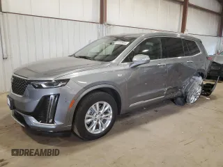 2021 Cadillac XT6 Luxury with VIN 1GYKPAR41MZ163350, listed as a Copart auction lot 44030915 with 30,234 mi miles and Salvage Title. Bid and sale history available at carsss.com. Image 1.