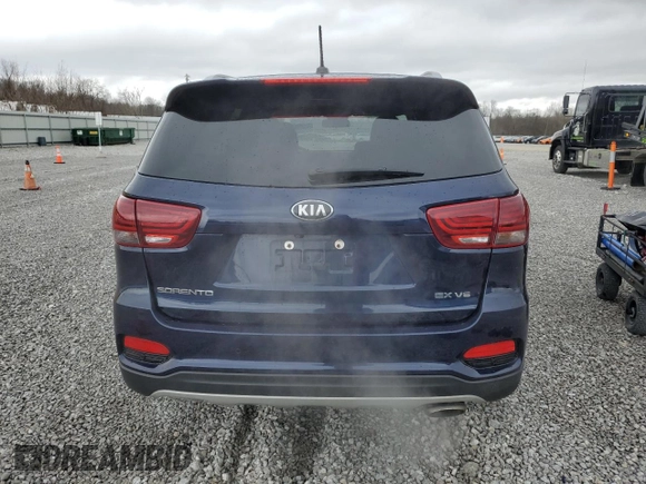 2020 Kia Sorento EX V6 with VIN 5XYPHDA54LG682176, listed as a Copart auction lot 51094965 with 73,113 mi miles and Salvage Title. Bid and sale history available at carsss.com. Image 6.