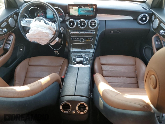 2019 Mercedes-Benz C 300 with VIN WDDWK8DB0KF795135, listed as a Copart auction lot 88027895 with 76,812 mi miles and Salvage Title. Bid and sale history available at carsss.com. Image 8.