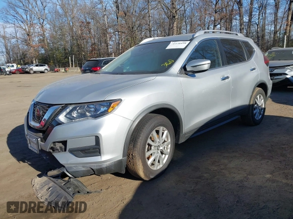2020 Nissan Rogue S with VIN KNMAT2MV3LP501778, listed as a IAAI auction lot 41570498 with 99,020 mi miles. Bid and sale history available at carsss.com. Image 2.