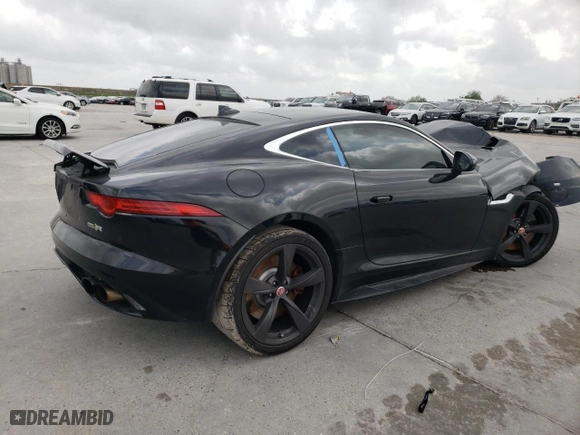 2016 Jaguar F-TYPE R with VIN SAJWJ6DLXGMK29451, listed as a Copart auction lot 51437695 with 50,225 mi miles and Salvage Title. Bid and sale history available at carsss.com. Image 3.