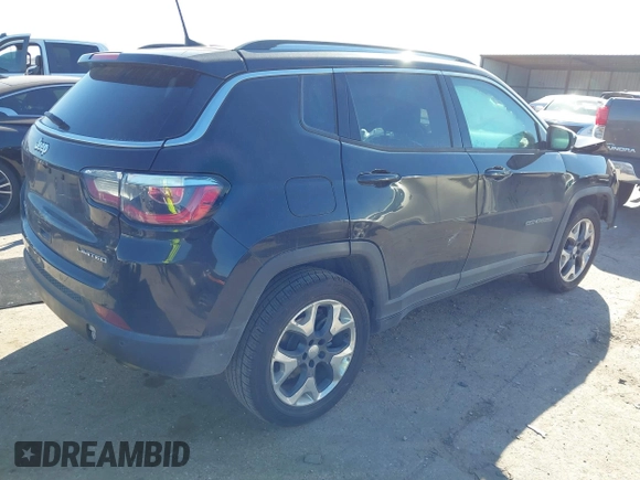 2018 Jeep Compass Limited с VIN 3C4NJDCB4JT340991, выставлен на аукционе IAAI как лот 41776098 с пробегом Не указан миль и . История ставок и продаж доступна на DreamBid. Изображение 4.