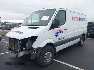 2016 Mercedes-Benz Sprinter with VIN WD3PE7DD1GP257850, listed as a IAAI auction lot 41587919 with 122,306 mi miles and . Bid and sale history available at carsss.com. Image 2.