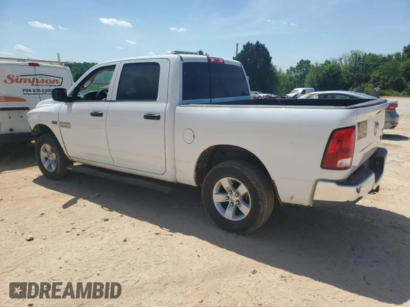 2018 Ram 1500 Tradesman with VIN 3C6RR7KT2JG252561, listed as a Copart auction lot 55558965 with 141,451 mi miles and Salvage title. Bid and sale history available at DreamBid. Image 2.