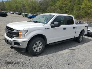 2019 Ford F-150 XL with VIN 1FTFW1E51KFC28124, listed as a Copart auction lot 54140585 with 14,881 mi miles and Salvage Title. Bid and sale history available at carsss.com. Image 1.
