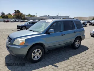 2005 Honda Pilot EX-L z VIN 2HKYF18725H540033, wystawiony jako Copart lot #55355935 z przebiegiem 249 427 mil mil oraz Czysty tytuł • Clean title. Historia ofert i sprzedaży dostępna na DreamBid. Obrazek 1.