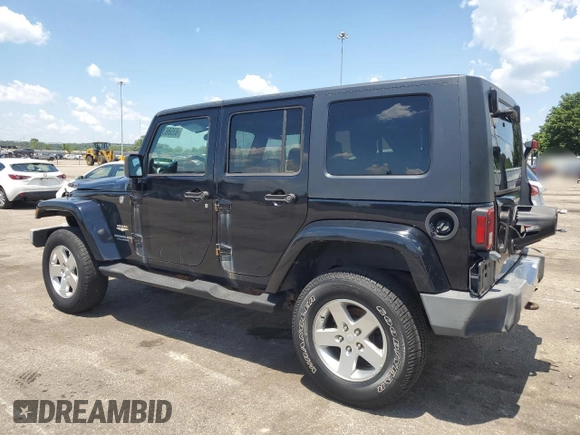 2008 Jeep Wrangler Unlimited Sahara with VIN 1J4GA59178L501668, listed as a Copart auction lot 63586375 with 213,562 mi miles and Clean title. Bid and sale history available at DreamBid. Image 2.