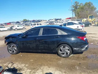 2024 Hyundai Elantra Limited with VIN KMHLP4DG0RU687280, listed as a IAAI auction lot 41374849 with 1 mi miles. Bid and sale history available at carsss.com. Image 14.
