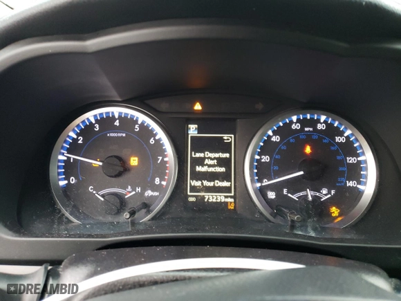 2018 Toyota Highlander LE with VIN 5TDBZRFH0JS834994, listed as a Copart auction lot 89186905 with 73,239 mi miles and Salvage Title. Bid and sale history available at carsss.com. Image 9.