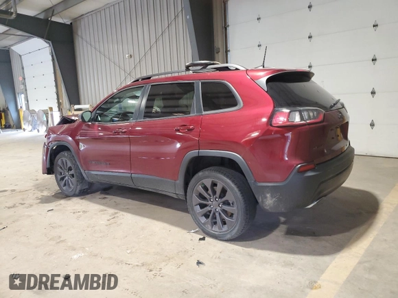 2021 Jeep Cherokee Latitude Lux with VIN 1C4PJMMX7MD117583, listed as a Copart auction lot 59594645 with 33,538 mi miles and Salvage title. Bid and sale history available at DreamBid. Image 2.