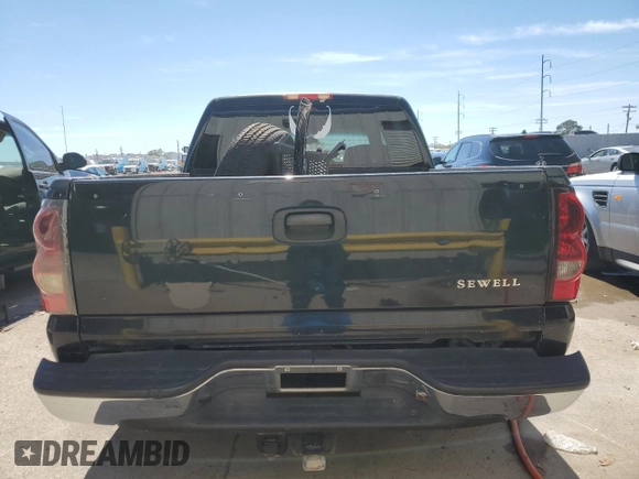 2005 Chevrolet Silverado 1500 LS with VIN 2GCEC13T451204000, listed as a Copart auction lot 49468905 with 0 mi miles and Salvage Title. Bid and sale history available at carsss.com. Image 6.