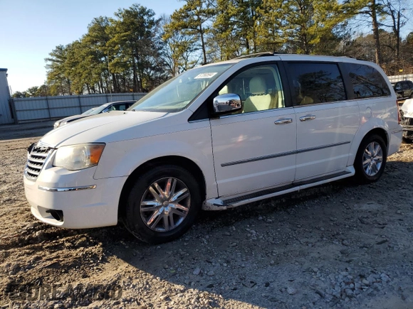 2010 Chrysler Town & Country Limited with VIN 2A4RR7DX7AR353480, listed as a Copart auction lot 87280594 with 191,983 mi miles and Salvage Title. Bid and sale history available at carsss.com. Image 1.