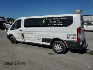 2019 Ford Transit Passenger XL with VIN 1FBZX2ZM5KKB53893, listed as a Copart auction lot 76697814 with 202,429 mi miles and Salvage Title. Bid and sale history available at DreamBid. Image 2.