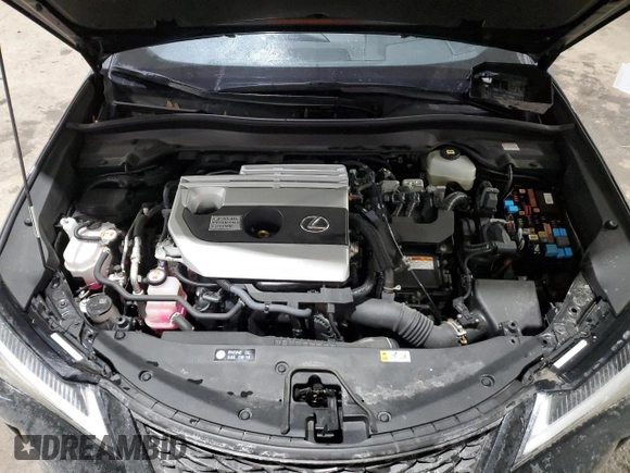 2021 Lexus UX with VIN JTHR9JBH8M2040485, listed as a Copart auction lot 86691384 with 46,907 mi miles and Salvage Title. Bid and sale history available at carsss.com. Image 13.