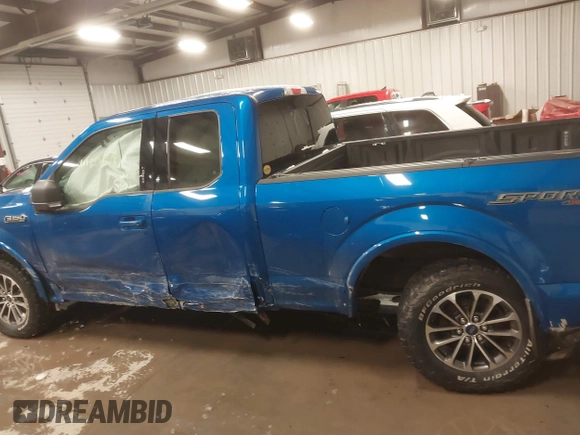 2019 Ford F-150 XL with VIN 1FTFX1E40KFA99961, listed as a IAAI auction lot 41602178 with 79,844 mi miles. Bid and sale history available at carsss.com. Image 15.
