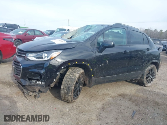 2022 Chevrolet Trax LT with VIN KL7CJPSM4NB534680, listed as a IAAI auction lot 41706535 with 104,130 mi miles. Bid and sale history available at carsss.com. Image 17.
