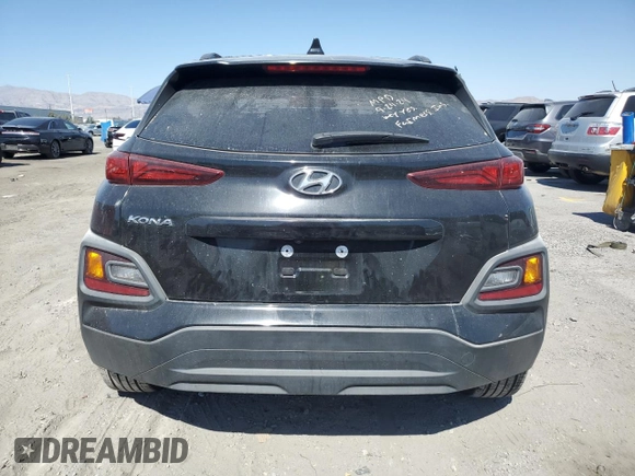 2020 Hyundai Kona SEL Plus with VIN KM8K62AA8LU518070, listed as a Copart auction lot 73948004 with 0 mi miles and Non Repairable. Bid and sale history available at carsss.com. Image 6.