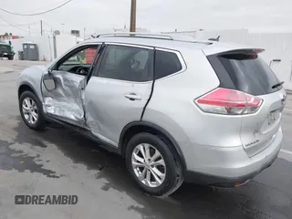 2014 Nissan Rogue SV with VIN 5N1AT2ML9EC860640, listed as a IAAI auction lot 42104247 with 155,929 mi miles and . Bid and sale history available at DreamBid. Image 3.