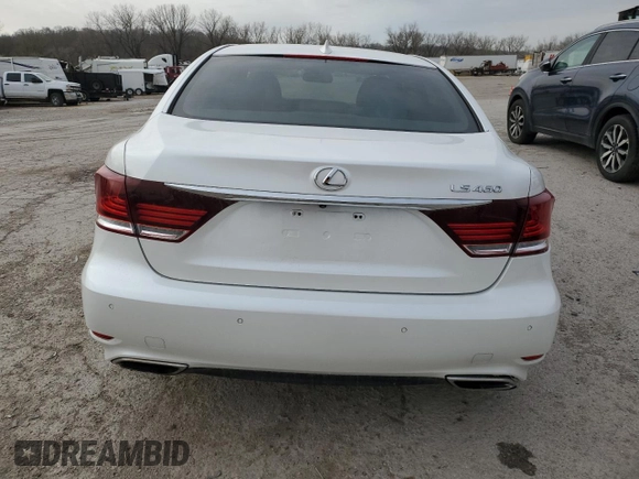 2016 Lexus LS 460 z VIN JTHCL5EF2G5026979, wystawiony jako Copart lot #50082125 z przebiegiem 99 336 mil mil oraz Szkoda całkowita • Salvage title. Historia ofert i sprzedaży dostępna na DreamBid. Obrazek 6.