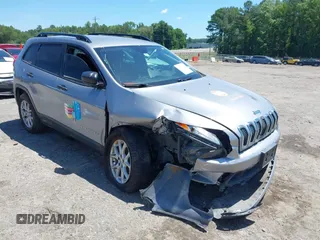 2015 Jeep Cherokee Sport with VIN 1C4PJLAB4FW730836, listed as a IAAI auction lot 42517979 with 144,383 mi miles and . Bid and sale history available at DreamBid. Image 1.
