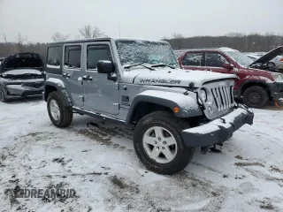 2018 Jeep Wrangler JK Unlimited Sport S with VIN 1C4BJWDG5JL891208, listed as a Copart auction lot 86626294 with 52,390 mi miles and Salvage Title. Bid and sale history available at carsss.com. Image 4.