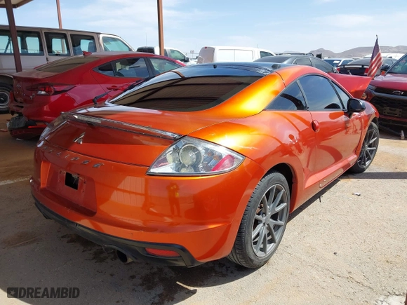 2012 Mitsubishi Eclipse GS with VIN 4A31K5DF6CE008277, listed as a IAAI auction lot 41933782 with 177,113 mi miles. Bid and sale history available at carsss.com. Image 4.