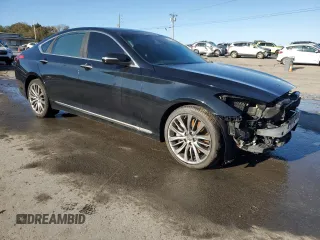 2015 Hyundai Genesis 5.0L with VIN KMHGN4JF2FU036120, listed as a Copart auction lot 63037604 with 102,936 mi miles and Salvage Title. Bid and sale history available at carsss.com. Image 4.
