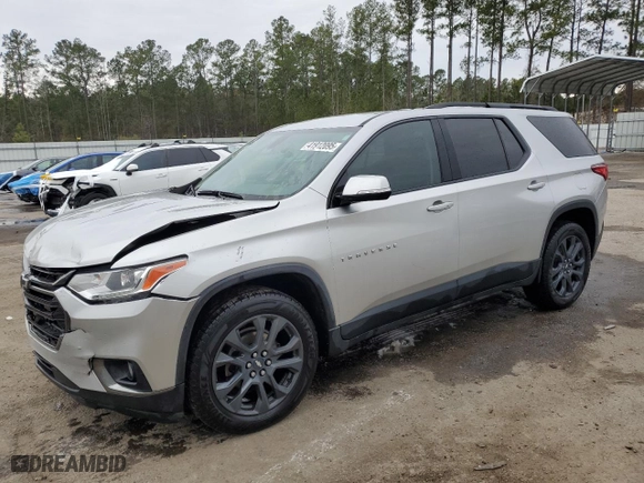 2019 Chevrolet Traverse RS with VIN 1GNERJKW1KJ274606, listed as a Copart auction lot 41912095 with 98,331 mi miles and Salvage Title. Bid and sale history available at carsss.com. Image 1.