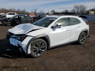 2020 Lexus UX with VIN JTHR9JBH5L2032813, listed as a Copart auction lot 47370345 with 54,938 mi miles and Salvage Title. Bid and sale history available at carsss.com. Image 1.