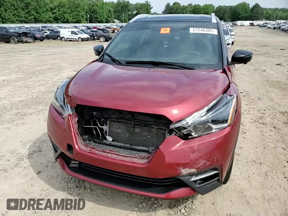 2019 Nissan Kicks SR z VIN 3N1CP5CU4KL538147, wystawiony jako Copart lot #57246385 z przebiegiem 161 391 mil mil oraz Szkoda całkowita • Salvage title. Historia ofert i sprzedaży dostępna na DreamBid. Obrazek 13.