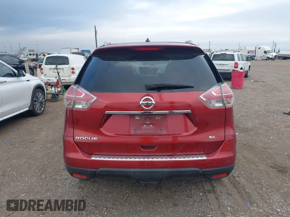 2015 Nissan Rogue SL with VIN 5N1AT2MT0FC866375, listed as a IAAI auction lot 41236983 with 125,074 mi miles. Bid and sale history available at carsss.com. Image 17.