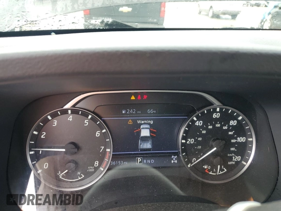 2022 Nissan Frontier Pro-4X with VIN 1N6ED1EK1NN630112, listed as a Copart auction lot 55055945 with 36,153 mi miles and Salvage title. Bid and sale history available at DreamBid. Image 9.