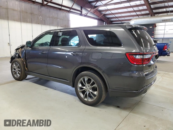 2019 Dodge Durango GT Plus с VIN 1C4RDJDG8KC827349, выставлен на аукционе Copart как лот 89244455 с пробегом 100 704 миль миль и Чистый • Clean title. История ставок и продаж доступна на DreamBid. Изображение 2.