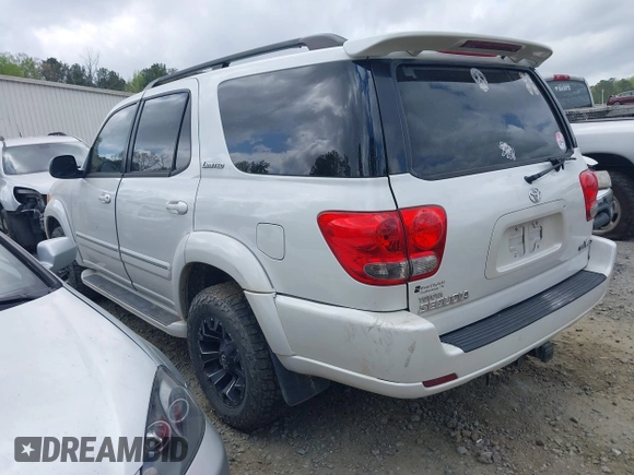 2006 Toyota Sequoia Limited with VIN 5TDZT38A46S269380, listed as a IAAI auction lot 41941588 with 285,464 mi miles and . Bid and sale history available at DreamBid. Image 3.