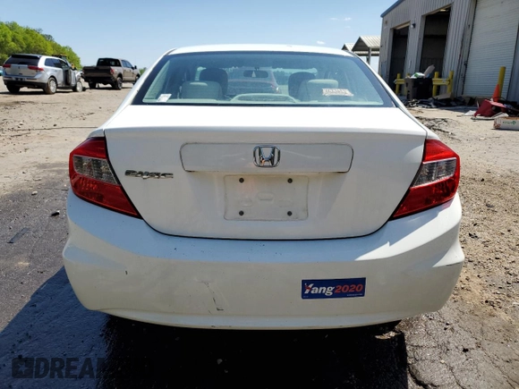 2012 Honda Civic LX z VIN 19XFB2F57CE043782, wystawiony jako Copart lot #52384305 z przebiegiem 170 544 mil mil oraz Szkoda całkowita • Salvage title. Historia ofert i sprzedaży dostępna na DreamBid. Obrazek 6.
