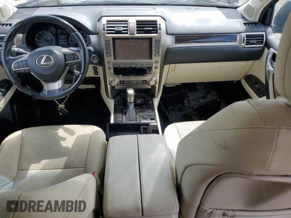 2021 Lexus GX with VIN JTJAM7BX8M5278954, listed as a Copart auction lot 47801055 with 47,965 mi miles and Salvage Title. Bid and sale history available at carsss.com. Image 8.